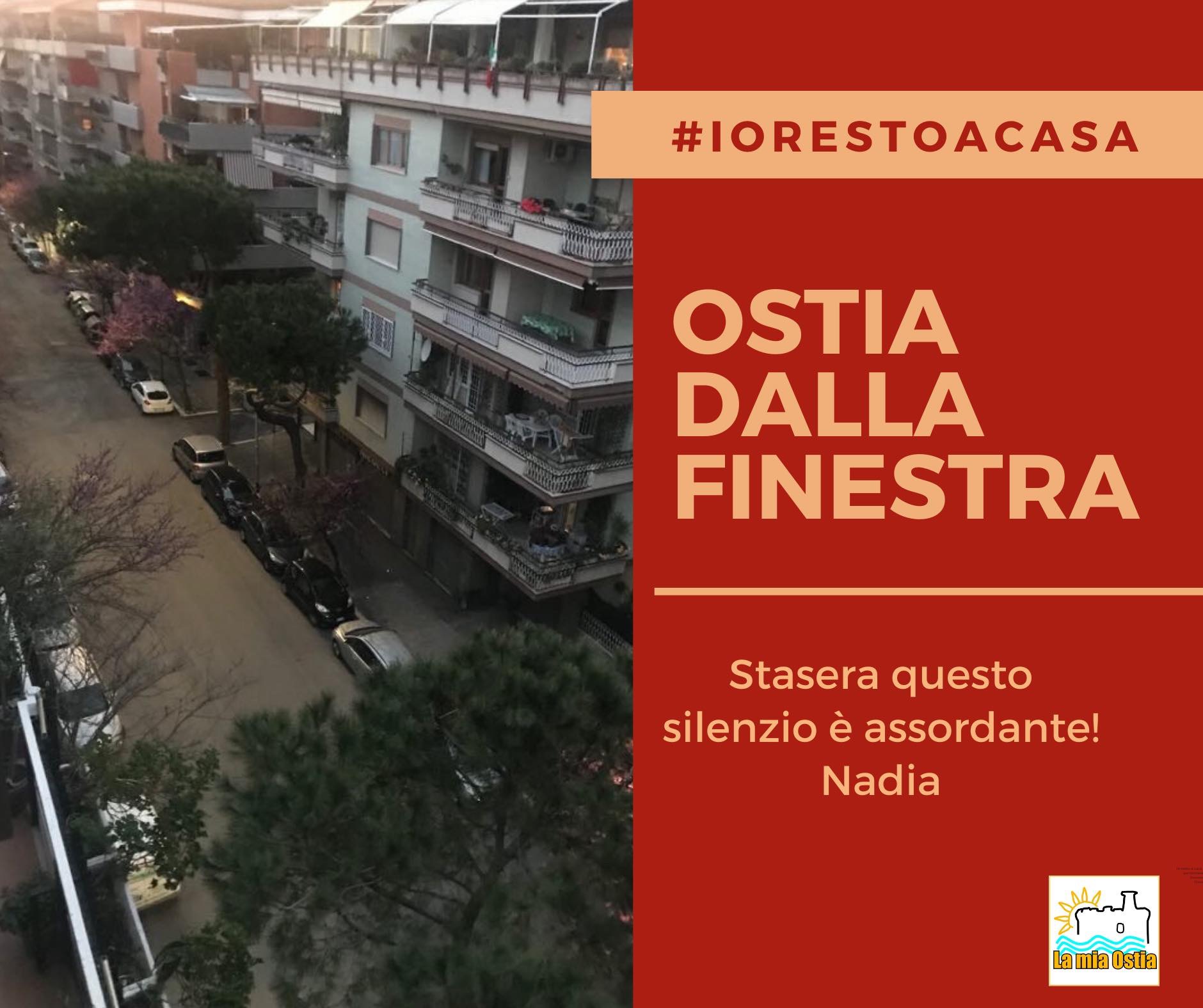 Ostia dalla finestra: mese di aprile